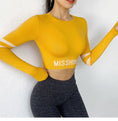 Gallery viewerに画像を読み込む, Women Fitness Seamless T-shirt Yoga Shirts Long Sleeve
