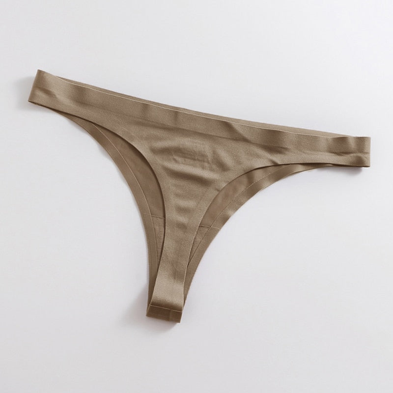DeRossi Underwear シームレスアイスシルクTバックアンダーショーツ