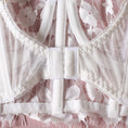 Gallery viewerに画像を読み込む, DeRossi Underwear リネンレースブラレットショーツランジェリー２セット

