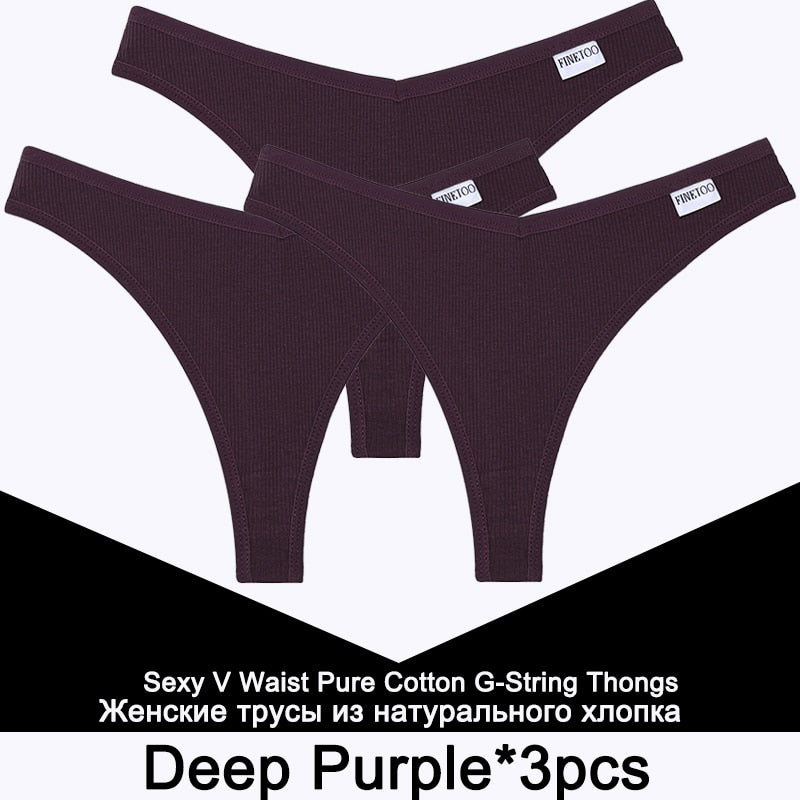 DeRossi Underwear ニューカラーTバックショーツ3Pcs