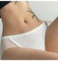 Gallery viewerに画像を読み込む, Mid Waist Sports Transparent Panties Mesh Seamless Briefs
