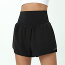 Fitness Shorts with Pockets Fake 2 In 1 Running Sports Shorts