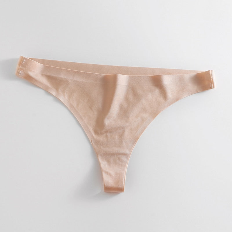 DeRossi Underwear シームレスアイスシルクTバックアンダーショーツ