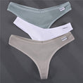 Gallery viewerに画像を読み込む, G-string Panties Cotton Women's Underwear 3Pcs
