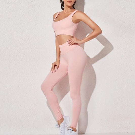 Women's sportswear High Waist Sports Bra+ Leggings