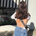 Gallery viewerに画像を読み込む, Women Sexy Open Back T-shirt Long Sleeve Tops
