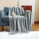Sofa Jacquard Knit Blanket Cover Decorative