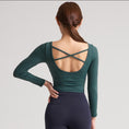 Gallery viewerに画像を読み込む, Yoga Fitness Top Cross Back Blouses
