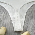 Gallery viewerに画像を読み込む, Seamless Women Top Bra Set Cotton Tops Low Waist G-String Set
