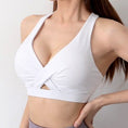 Gallery viewerに画像を読み込む, Women Gym Brassiere Hollow Out Sports Bra with Padded
