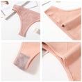 Gallery viewerに画像を読み込む, Seamless Bra Set Low Waist G-String Brazilian Thong Panties Set
