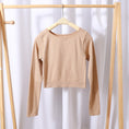 Gallery viewerに画像を読み込む, Seamless Ribbed Long Sleeve Top Low Waist Thongs Set
