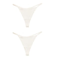 Gallery viewerに画像を読み込む, Ice Silk Fitness Seamless Cotton Lingerie T-back G-string Thong 2Pcs
